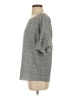 Ann Taylor 100% Polyester Gray Short Sleeve Blouse Size XS - photo 5