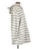 Jessica Simpson 100% Polyester Stripes Gray Coat Size L - photo 4