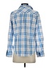 Joie 100% Cotton Plaid Blue Long Sleeve Button-Down Shirt Size S - photo 2