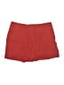 BCBGMAXAZRIA 100% Lyocell Solid Red Orange Shorts Size 2 - photo 1