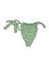 Aro Floral Green Swimsuit Bottoms Size L - photo 2