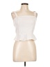 Frankly Apparel White Sleeveless Blouse Size L - photo 1
