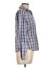 Assorted Brands Plaid Purple Long Sleeve Blouse Size 12 - photo 4