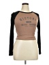 DAZY Brown Long Sleeve Top Size XL - photo 1