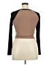 DAZY Brown Long Sleeve Top Size XL - photo 2