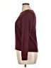 Club Monaco 100% Polyester Burgundy Long Sleeve Top Size XL (estimated) - photo 5