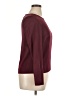 Club Monaco 100% Polyester Burgundy Long Sleeve Top Size XL (estimated) - photo 4