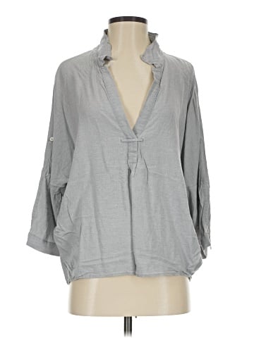 MAAC London 3/4 Sleeve Button-Down Shirt (view 1)