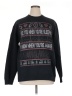Port & Company Print Black Pullover Sweater Size XL - photo 1