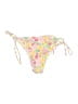 Unbranded Floral Pink Yellow Swimsuit Bottoms Size XL - photo 2