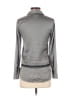 H&M 100% Polyester Houndstooth Gray Long Sleeve Blouse Size 2 - photo 2