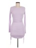 Rumer Solid Purple Cocktail Dress Size 6 - photo 1