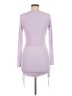 Rumer Solid Purple Cocktail Dress Size 6 - photo 2