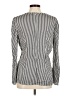Something Navy 100% Rayon Stripes Black Long Sleeve Blouse Size M - photo 2