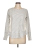 Mia + Tess Silver Long Sleeve Top Size L - photo 1