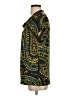 Donna Karan New York Paisley Teal Short Sleeve Silk Top Size 0 - photo 5