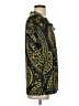 Donna Karan New York Paisley Teal Short Sleeve Silk Top Size 0 - photo 4