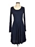 Unbranded Solid Blue Casual Dress Size S - photo 1
