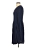 Unbranded Solid Blue Casual Dress Size S - photo 5