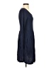 Unbranded Solid Blue Casual Dress Size S - photo 4
