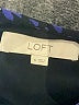Ann Taylor LOFT 100% Polyester Animal Print Blue Casual Dress Size 6 - photo 7