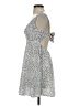Shein 100% Polyester Animal Print Silver White Cocktail Dress Size S - photo 5