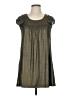 Fleurish Metallic Gray Casual Dress Size M - photo 1