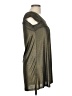 Fleurish Metallic Gray Casual Dress Size M - photo 4