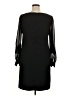 Ann Taylor 100% Polyester Solid Black Cocktail Dress Size 14 - photo 2
