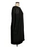 Ann Taylor 100% Polyester Solid Black Cocktail Dress Size 14 - photo 4
