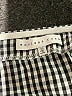 Endless Rose 100% Cotton Checkered-gingham Black 3/4 Sleeve Blouse Size XS - photo 4