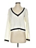 Shein 100% Acrylic Ivory Pullover Sweater Size 4 - photo 1