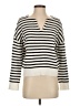 Lillusory Stripes Ivory Pullover Sweater Size S - photo 1