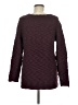 J.Jill Tweed Burgundy Pullover Sweater Size M - photo 2