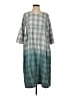 April Cornell Plaid Tie-dye Gray Casual Dress Size XXS - photo 1