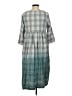 April Cornell Plaid Tie-dye Gray Casual Dress Size XXS - photo 2
