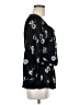 Deletta 100% Rayon Black 3/4 Sleeve Blouse Size M - photo 4
