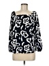 J.Crew 365 100% Polyester Black 3/4 Sleeve Blouse Size 6 - photo 1