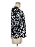 J.Crew 365 100% Polyester Black 3/4 Sleeve Blouse Size 6 - photo 4