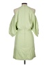Unbranded 100% Polyester Solid Green Casual Dress Size 10 - photo 2