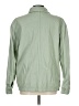 Zara 100% Cotton Solid Green Jacket Size L - photo 2