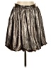 Madewell 100% Polyester Metallic Silver Formal Skirt Size 00 - photo 1