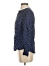 J.Crew Polka Dots Blue Long Sleeve Blouse Size S - photo 5