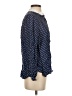 J.Crew Polka Dots Blue Long Sleeve Blouse Size S - photo 4