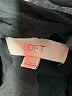 Ann Taylor LOFT Black Long Sleeve Button-Down Shirt Size M - photo 7