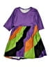 Assorted Brands Color Block Purple Dress Size 6 - photo 1