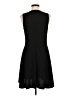Veronica M. Solid Black Casual Dress Size M - photo 2