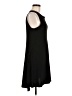Veronica M. Solid Black Casual Dress Size M - photo 4