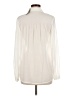 Stile Benetton 100% Polyester Ivory White Long Sleeve Blouse Size M - photo 2
