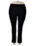 Margaret M Solid Black Active Pants Size 3X - photo 1